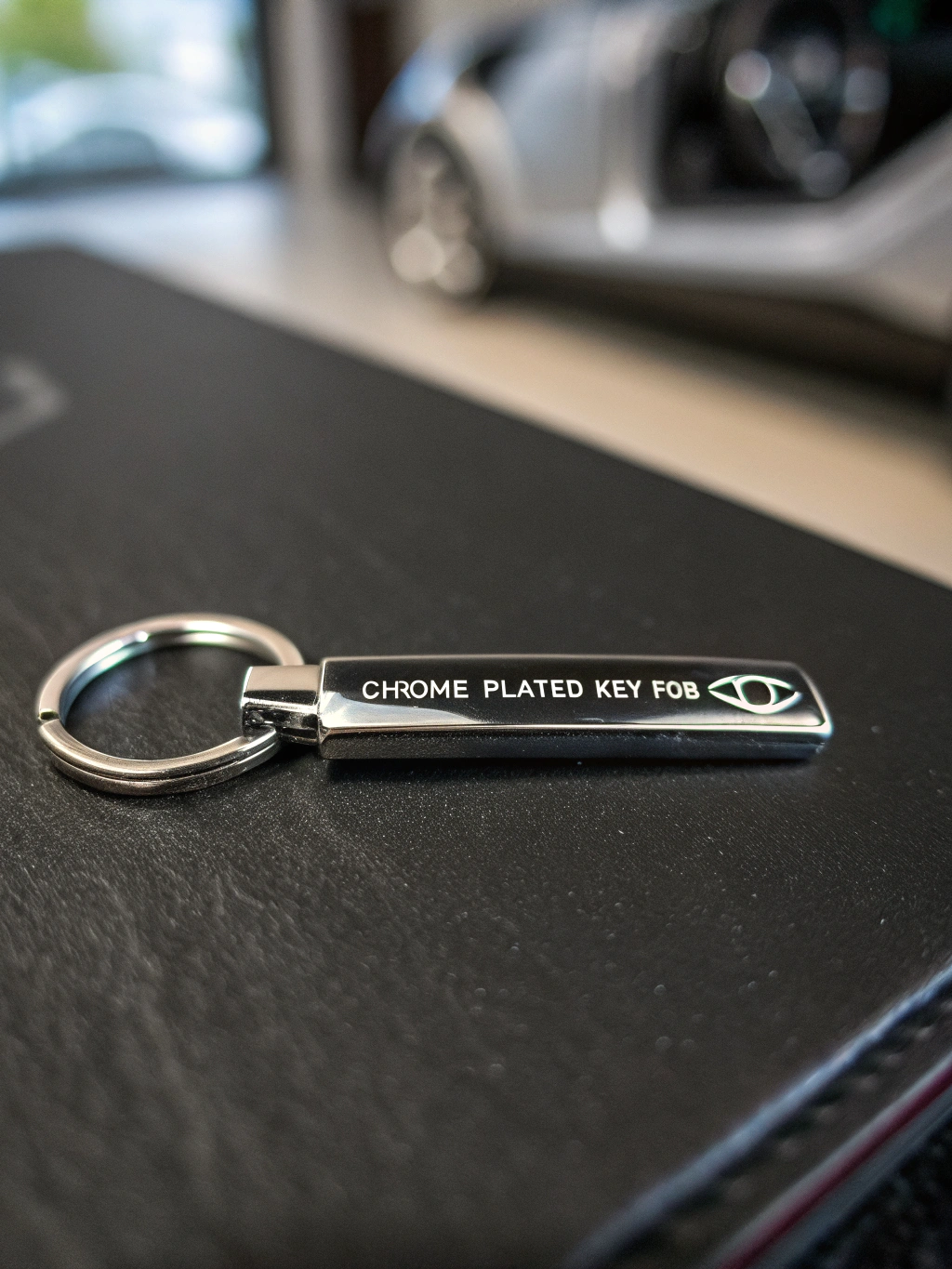 Modern car key fob being programmed